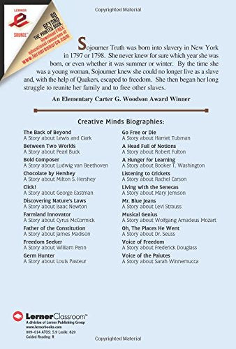 Walking the Road to Freedom: A Story about Sojourner Truth (Creative Minds Biographies),Used