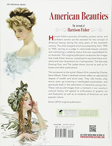 American Beauties: The Artwork of Harrison Fisher (Dover Fine Art, History of Art),Used