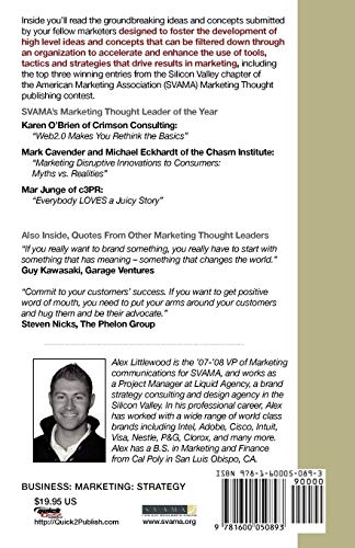 Marketing Thought: Tools, Tactics and Strategies That Drive Results,Used