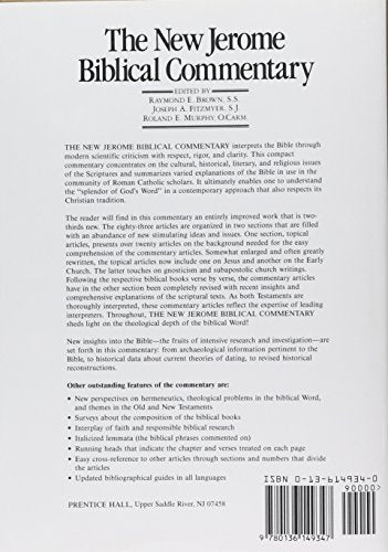 The New Jerome Biblical Commentary,Used