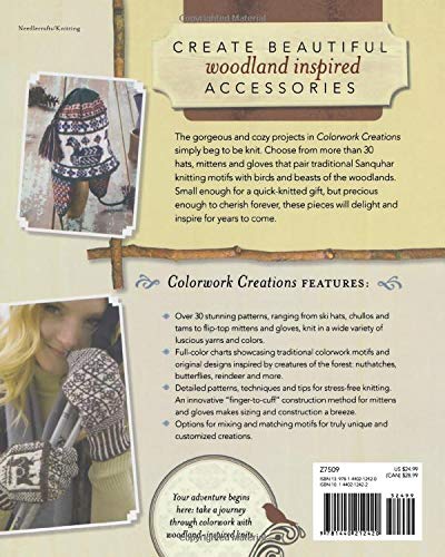 Colorwork Creations: 30+ Patterns to Knit Gorgeous Hats, Mittens and Gloves,Used