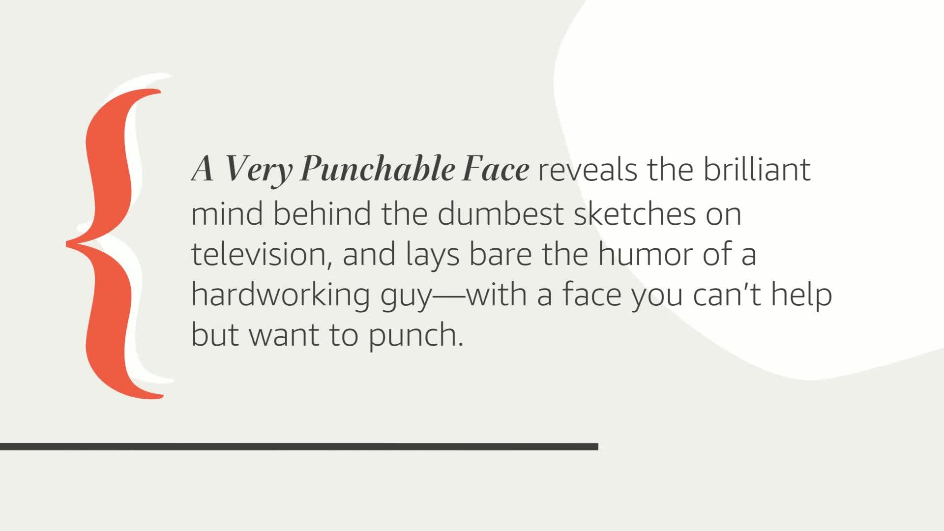A Very Punchable Face: A Memoir,New
