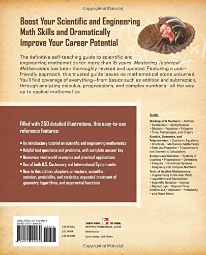 Mastering Technical Mathematics, Third Edition,Used