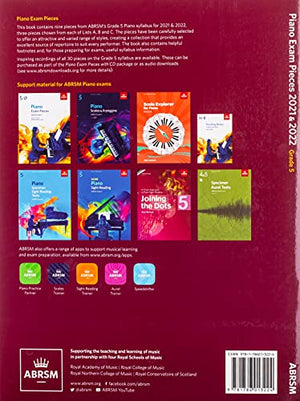 Piano Exam Pieces 2021 & 2022, ABRSM Grade 5: Selected from the 2021 & 2022 syllabus (ABRSM Exam Pieces),Used