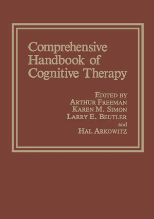 Comprehensive Handbook Of Cognitive Therapy,Used