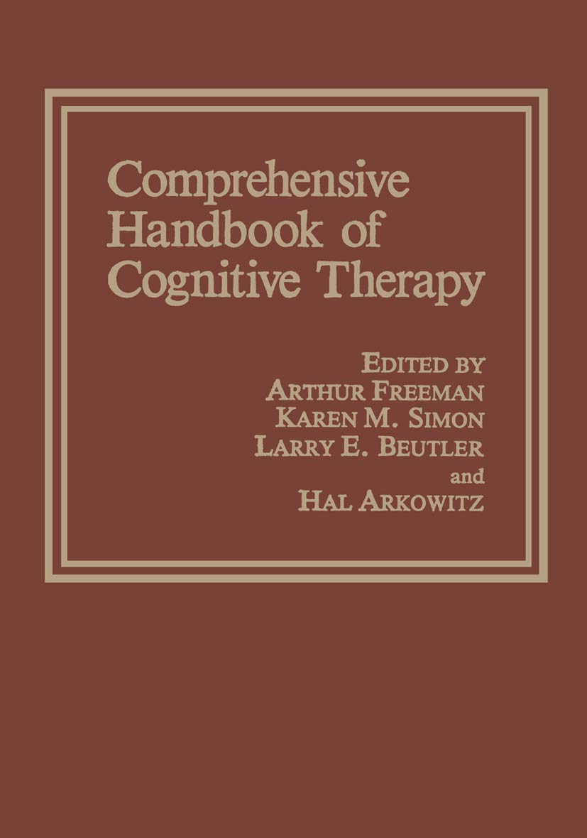 Comprehensive Handbook of Cognitive Therapy,New