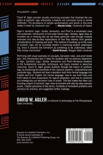 Symbolic Logic: Syntax, Semantics, and Proof,Used