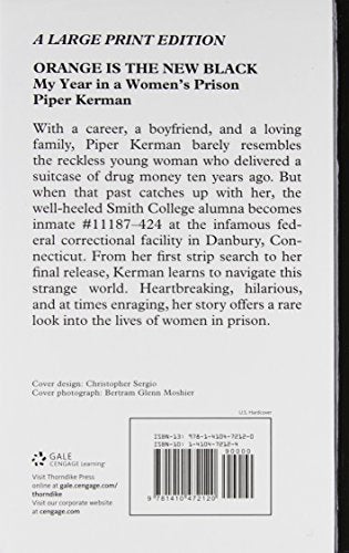 Orange Is The New Black (Thorndike Press Large Print Core Series),Used
