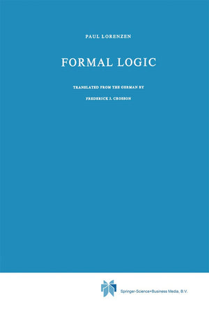 Formal Logic (Synthese Library, 9),Used