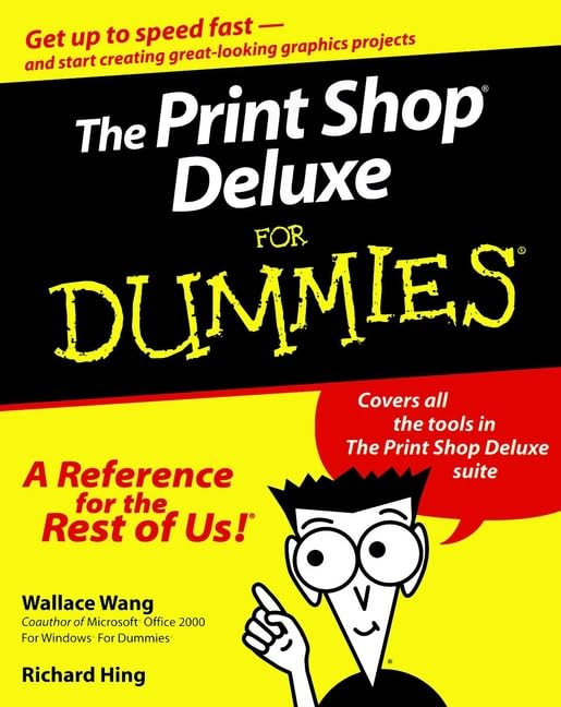 The Print Shop Deluxe For Dummies,Used