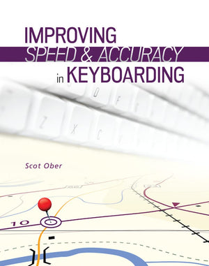 Improving Speed and Accuracy in Keyboarding with Software Registration Card,Used