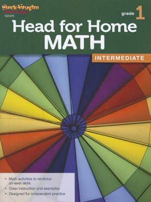 Head for Home Math: Intermediate Workbook Grade 1,Used