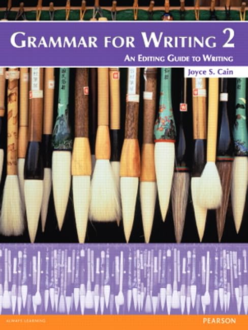 Grammar For Writing 2,New