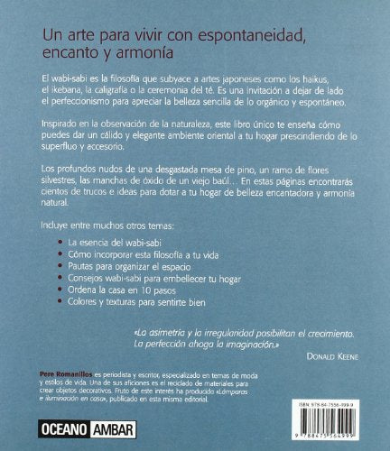 Wabisabi para el hogar: Transforma tu casa con armona y equilibra tus emociones (Tiempo Libre) (Spanish Edition),Used