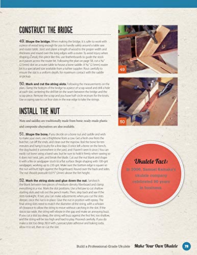 Make Your Own Ukulele: The Essential Guide to Building, Tuning, and Learning to Play the Uke (Fox Chapel Publishing) Easy Steps ,New