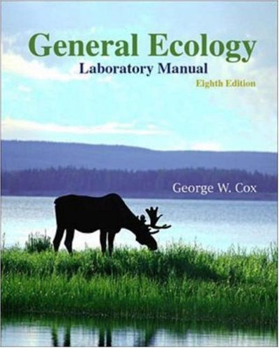 General Ecology Laboratory Manual,Used