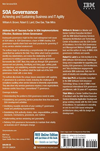 SOA Governance: Achieving and Sustaining Business and IT Agility,Used