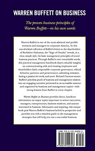 Warren Buffett on Business: Principles from the Sage of Omaha,Used