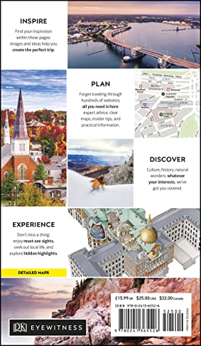DK Eyewitness New England (Travel Guide),Used