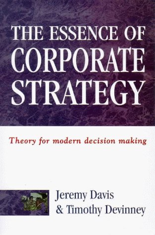 The Essence of Corporate Strategy,Used