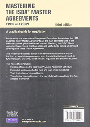 Mastering The Isda Master Agreements: A Practical Guide For Negotiation (The Mastering Series)