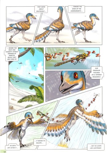 A Jurassic Mystery: Archaeopteryx Pull out Timline of the Dinosaurs World Poster included,Used