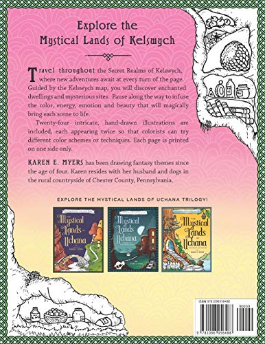 The Mystical Lands of Kelswych: Coloring Adventures in the Secret Realms: Exploring the Realm,Used