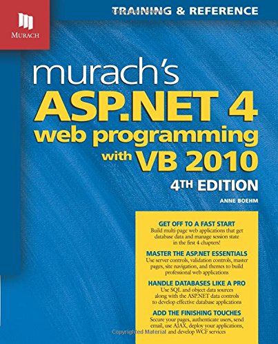 Murach'S Asp.Net 4 Web Programming With Vb 2010,Used