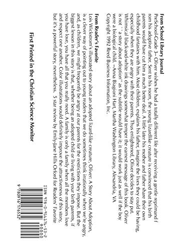Oliver, A Story About Adoption  Updated (hardcover),Used