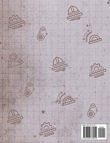 Engineering & Science Notebook: Math & Science Graphing Composition Book, Quad Ruled 5 squares per inch Graph Notebook for Stude,Used
