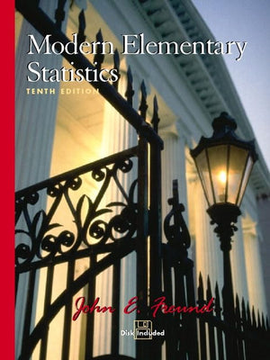 Modern Elementary Statistics (10th Edition),Used