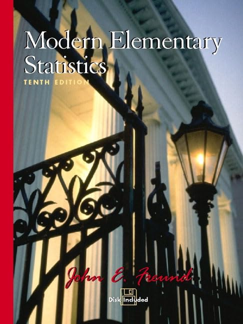 Modern Elementary Statistics (10th Edition),Used