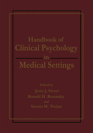 Handbook Of Clinical Psychology In Medical Settings,New