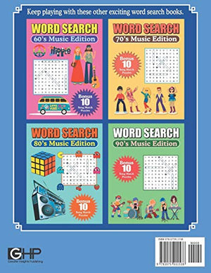 Word Search 50's Music Edition: Large Print Word Find Puzzles,Used