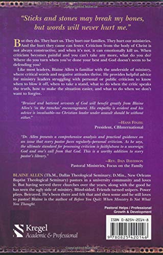 When People Throw Stones: A Leader's Guide to Fielding Personal Criticism,Used