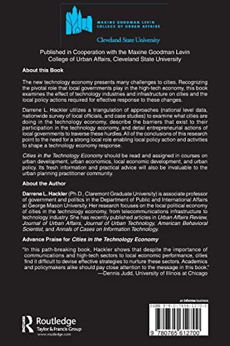 Cities in the Technology Economy (Cities and Contemporary Society),Used
