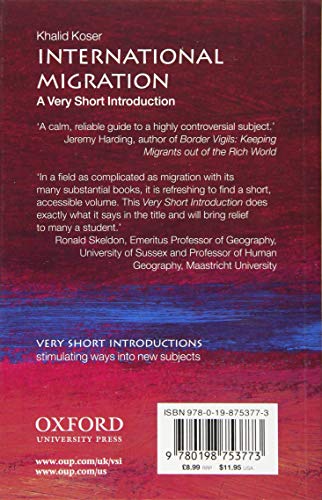 International Migration: A Very Short Introduction (Very Short Introductions),Used