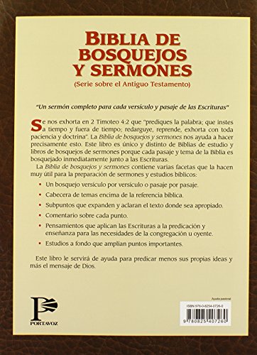 Biblia de bosquejos y sermones: Gnesis 1250 (Biblia de Bosquejos y Sermones A.T.) (Spanish Edition),Used