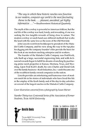 Rich Grass and Sweet Water: Ranch Life with the Koch Matador Cattle Company (Volume 32) (Centennial Series of the Association of,Used