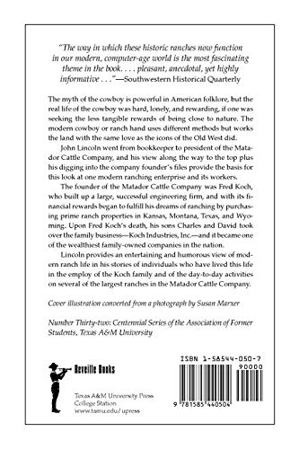 Rich Grass and Sweet Water: Ranch Life with the Koch Matador Cattle Company (Volume 32) (Centennial Series of the Association of,Used