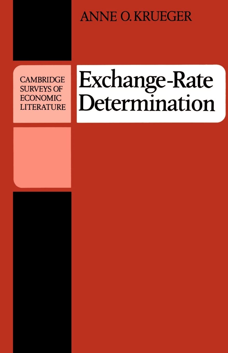 Exchangerate Determination (Cambridge Surveys Of Economic Literature),Used