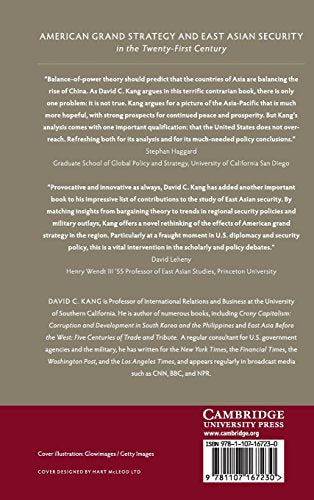 American Grand Strategy and East Asian Security in the TwentyFirst Century,Used