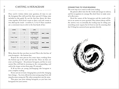 I Ching Complete Divination Kit: A 3Coin Set, 64 Hexagram Cards and Instruction Guide (Sirius Oracle Kits),Used