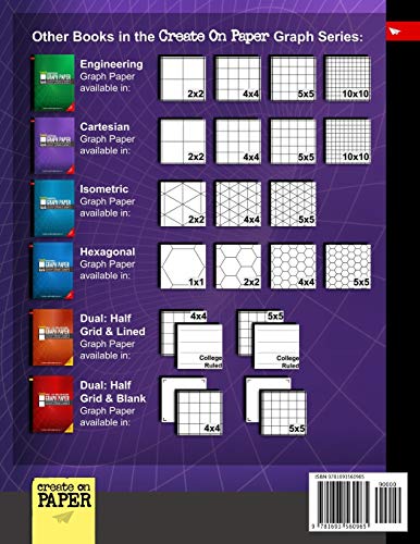 Simply 10x10 Graph Paper: Cartesian Style Grid line ruled Composition Notebook, 8.5x 11in (Letter size), 120 pages, 10 squares p,Used