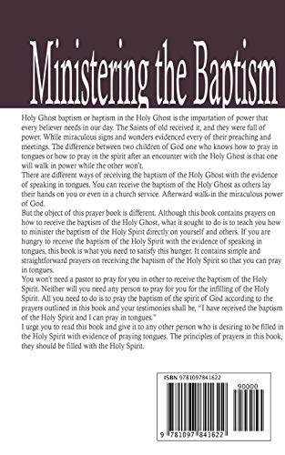 Baptism of the Holy Ghost Prayer Book: How to Minister the Baptism of the Holy Ghost to Yourself and Others,Used
