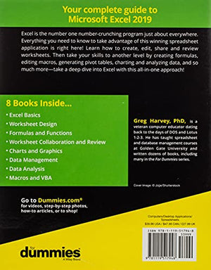 Excel 2019 Allinone For Dummies