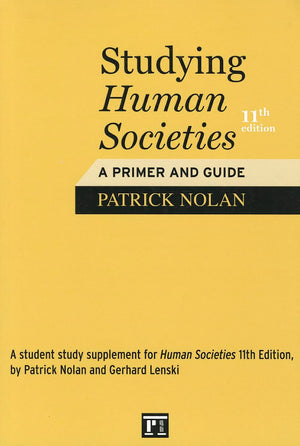 Studying Human Societies: A Primer and Guide,Used