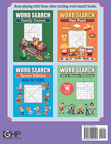 Word Search Hollywood Walk Of Fame: Large Print Word Find Puzzles,Used