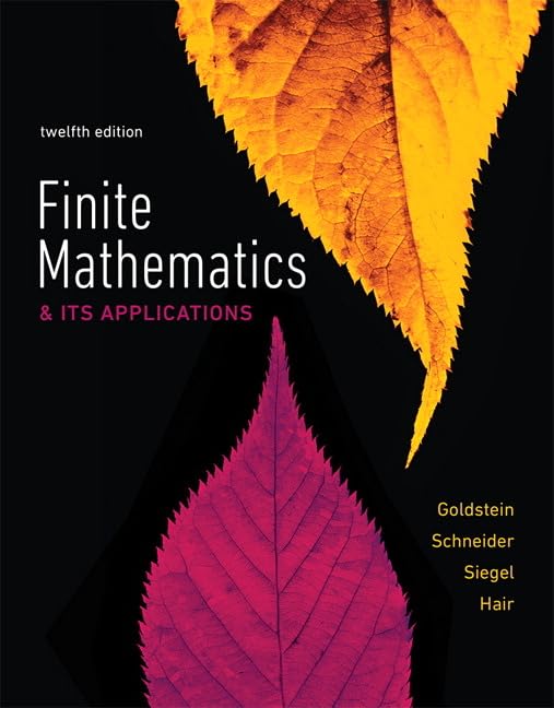 Finite Mathematics & Its Applications,New