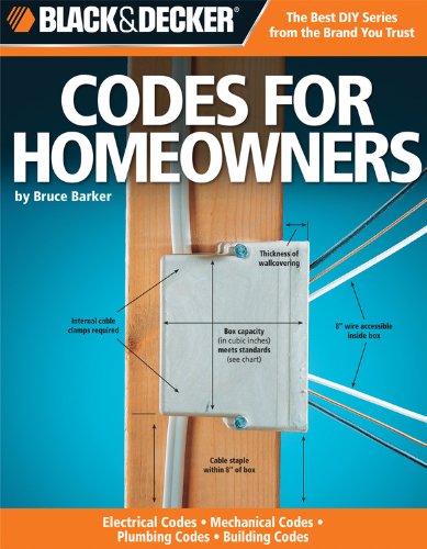 Codes for Homeowners: Your Photo Guide to: Electrical Codes, Plumbing Codes, Building Codes, Mechanical Codes (Black & Decker),Used